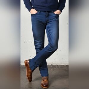 Mens Fidelity Torino Darlington Dark Blue Jeans - Size 32